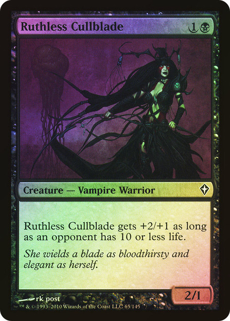 Ruthless Cullblade\nWorldwake\nSingle\nMagic The Gathering