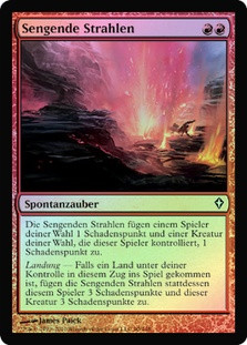 Searing Blaze
Worldwake (Foil) - German
Single
Magic The Gathering