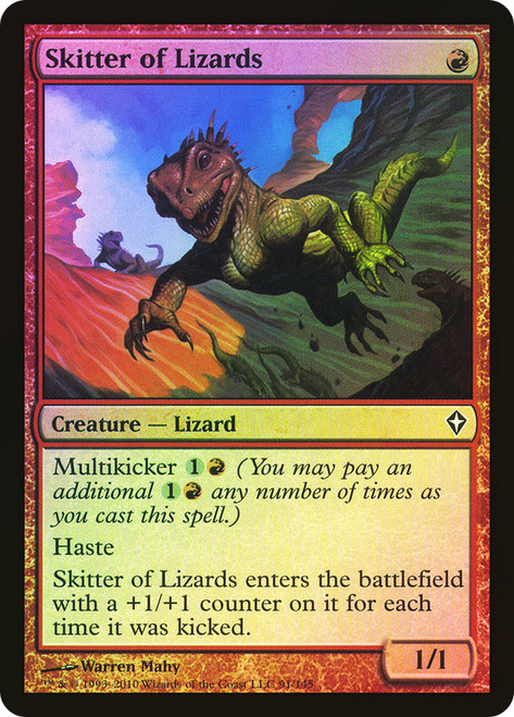 Skitter of Lizards\nWorldwake\nSingle\nMagic The Gathering