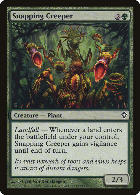 Snapping Creeper\nWorldwake\nSingle\nMagic The Gathering