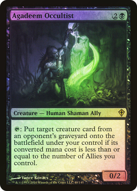 Agadeem Occultist\nWorldwake\nSingle\nMagic The Gathering