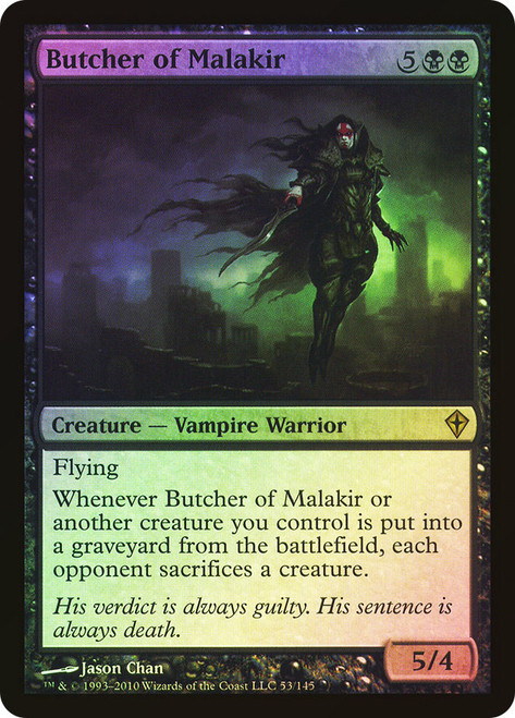 Butcher of Malakir\nWorldwake\nSingle\nMagic The Gathering