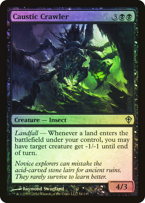 Caustic Crawler\nWorldwake\nSingle\nMagic The Gathering