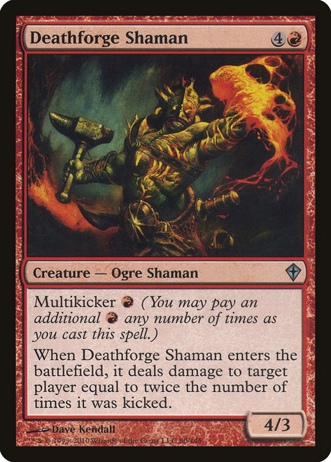 Deathforge Shaman\nWorldwake\nSingle\nMagic The Gathering