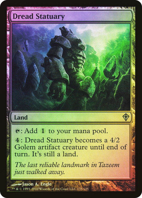 Dread Statuary\nWorldwake\nSingle\nMagic The Gathering