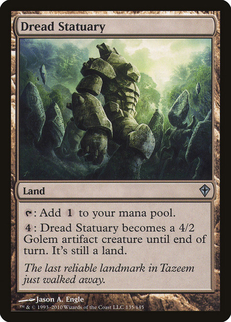 Dread Statuary\nWorldwake\nSingle\nMagic The Gathering
