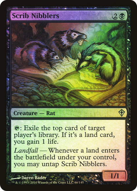Scrib Nibblers\nWorldwake\nSingle\nMagic The Gathering