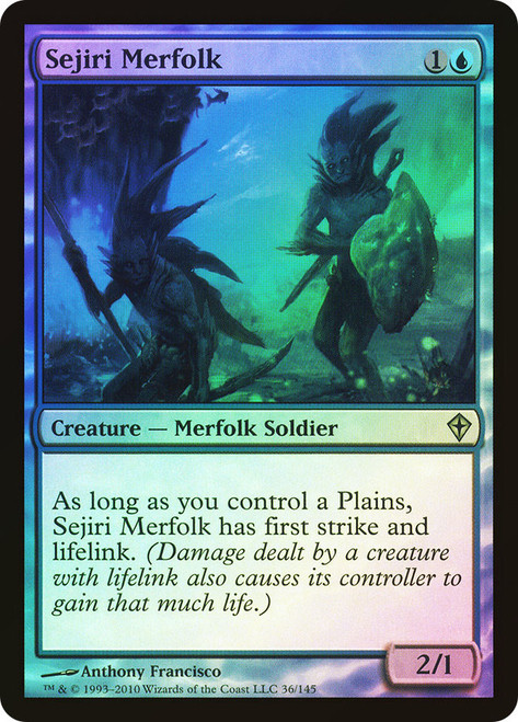 Sejiri Merfolk\nWorldwake\nSingle\nMagic The Gathering