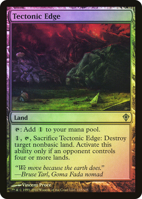 Tectonic Edge (Ripple Foil) | Modern Horizons 3 Commander - Alternate Foil  | Star City Games