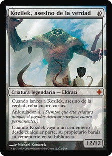 Kozilek, Butcher of Truth
Rise of the Eldrazi - Spanish
Single
Magic The Gathering