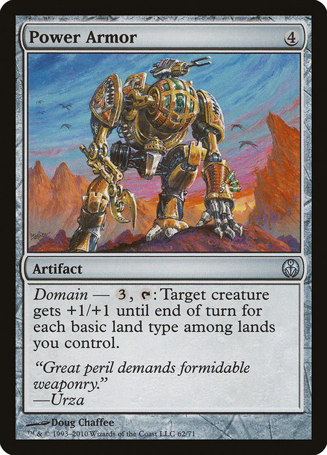 Power Armor\nDuel Decks: Phyrexia vs. The Coalition\nSingle\nMagic The Gathering