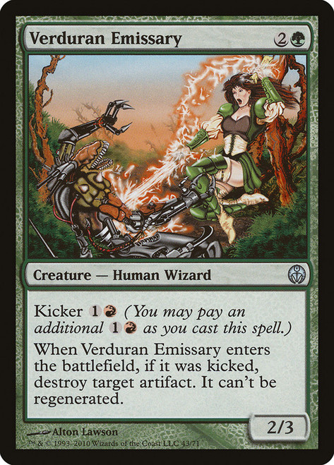 Verduran Emissary\nDuel Decks: Phyrexia vs. The Coalition\nSingle\nMagic The Gathering