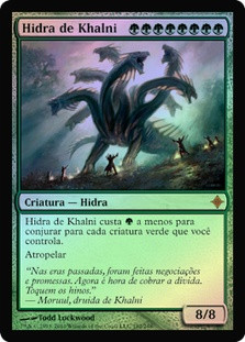 Khalni Hydra
Rise of the Eldrazi (Foil) - Portuguese
Single
Magic The Gathering