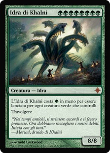 Khalni Hydra
Rise of the Eldrazi - Italian
Single
Magic The Gathering