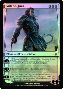 Gideon Jura
Rise of the Eldrazi (Foil) - German
Single
Magic The Gathering
