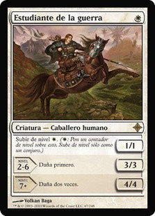 Student of Warfare
Rise of the Eldrazi - Spanish
Single
Magic The Gathering