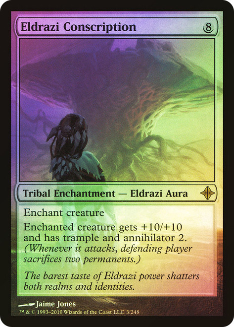 Eldrazi Conscription\nRise of the Eldrazi\nSingle\nMagic The Gathering
