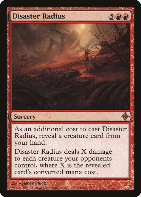 Disaster Radius\nRise of the Eldrazi\nSingle\nMagic The Gathering