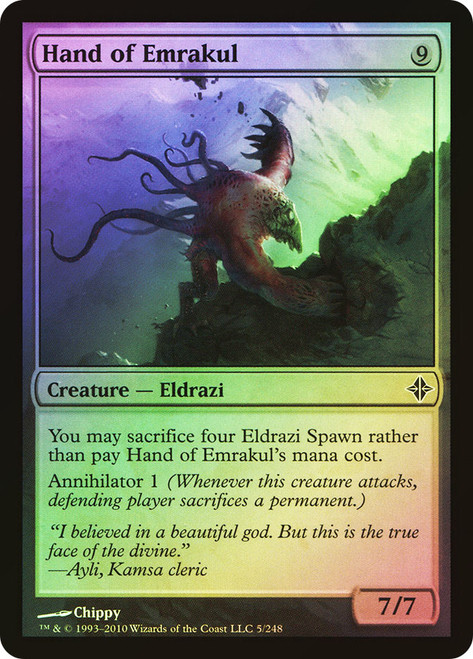 Hand of Emrakul\nRise of the Eldrazi\nSingle\nMagic The Gathering