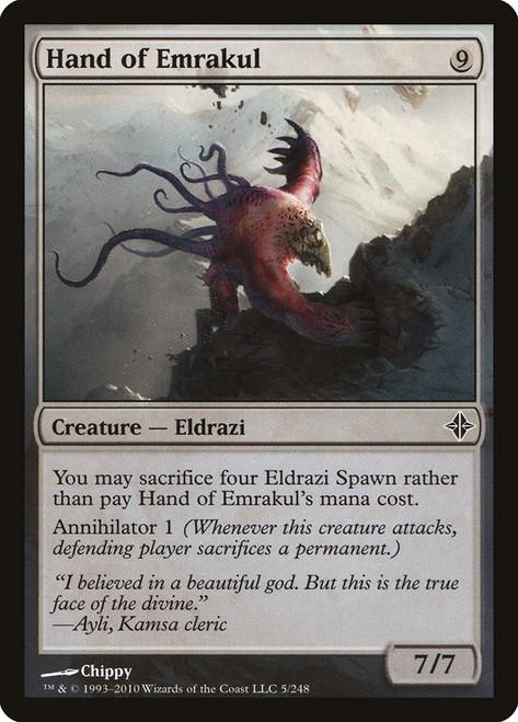 Hand of Emrakul\nRise of the Eldrazi\nSingle\nMagic The Gathering