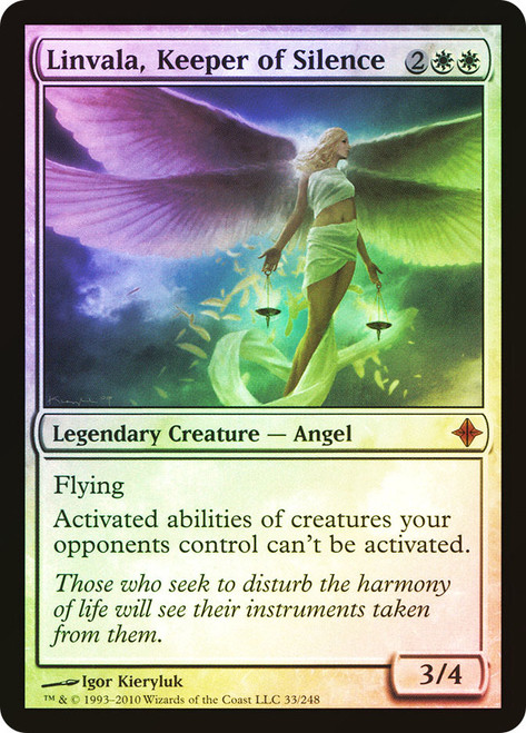静寂の守り手、リンヴァーラ foil 2025年最新】MTG 静寂の守り手、リンヴァーラ foilの人気