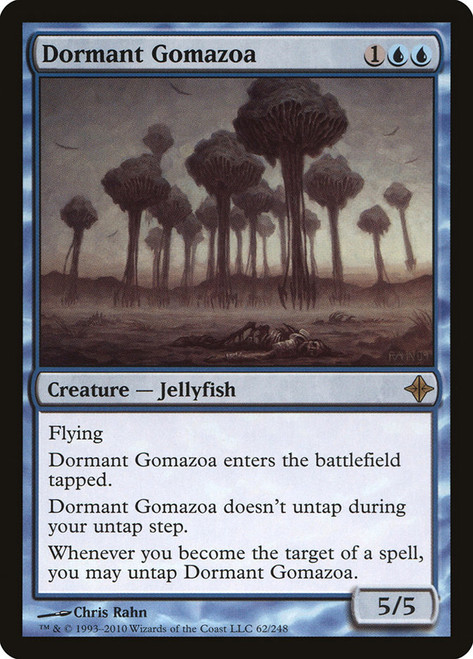 Dormant Gomazoa\nRise of the Eldrazi\nSingle\nMagic The Gathering