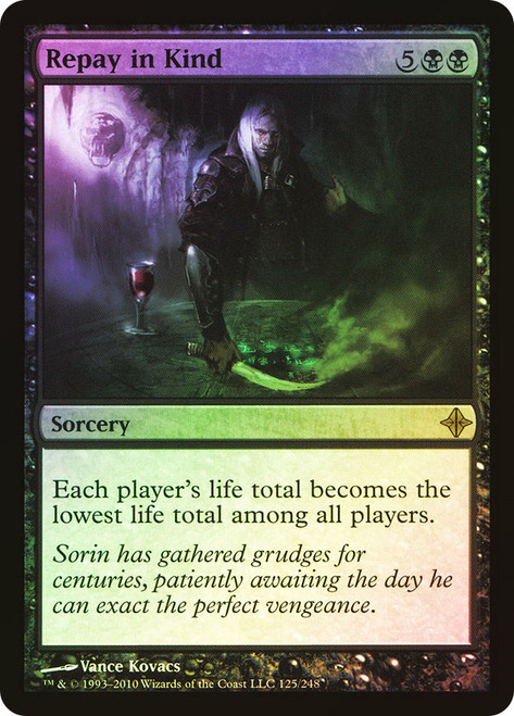 Repay in Kind\nRise of the Eldrazi\nSingle\nMagic The Gathering