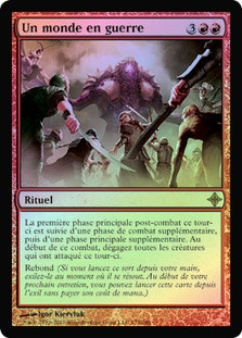 World at War
Rise of the Eldrazi (Foil) - French
Single
Magic The Gathering