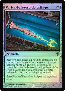 Sphinx-Bone Wand
Rise of the Eldrazi (Foil) - Spanish
Single
Magic The Gathering