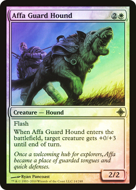 Affa Guard Hound\nRise of the Eldrazi\nSingle\nMagic The Gathering
