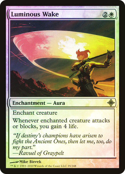 Luminous Wake\nRise of the Eldrazi\nSingle\nMagic The Gathering