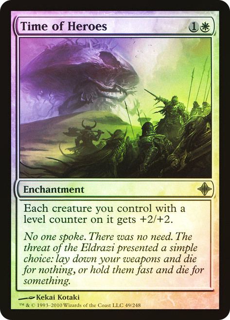 Time of Heroes\nRise of the Eldrazi\nSingle\nMagic The Gathering