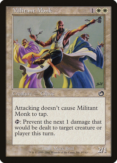Militant Monk\nTorment\nSingle\nMagic The Gathering