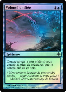Unified Will
Rise of the Eldrazi (Foil) - French
Single
Magic The Gathering