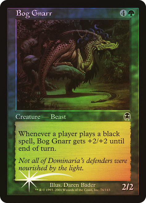 Bog Gnarr\nApocalypse\nSingle\nMagic The Gathering