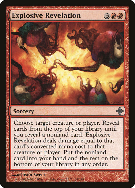 Explosive Revelation\nRise of the Eldrazi\nSingle\nMagic The Gathering