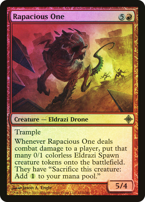Rapacious One\nRise of the Eldrazi\nSingle\nMagic The Gathering