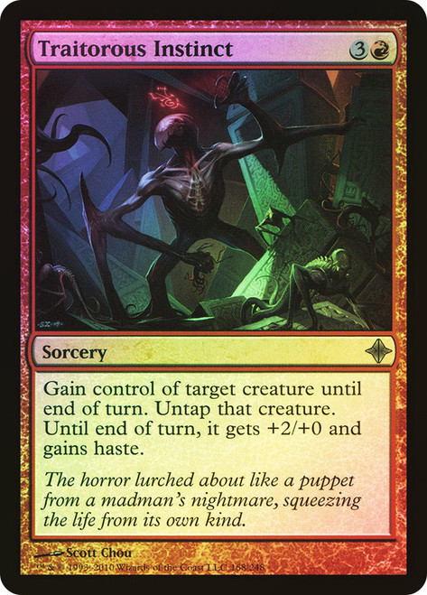 Traitorous Instinct\nRise of the Eldrazi\nSingle\nMagic The Gathering