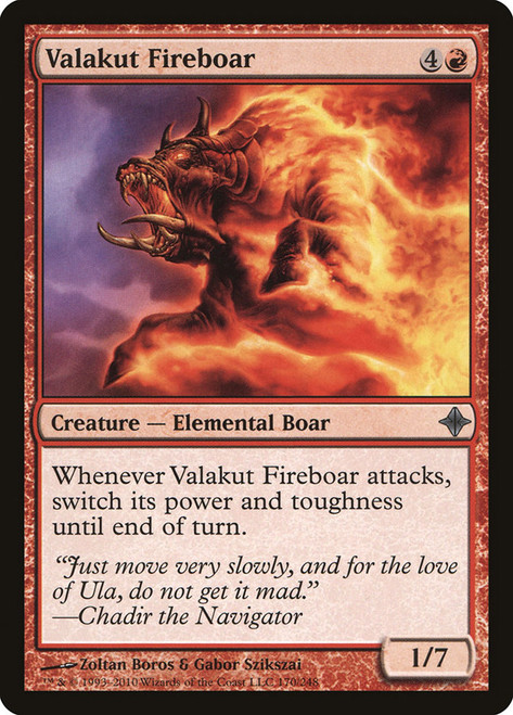 Valakut Fireboar\nRise of the Eldrazi\nSingle\nMagic The Gathering