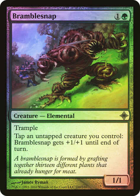 Bramblesnap\nRise of the Eldrazi\nSingle\nMagic The Gathering