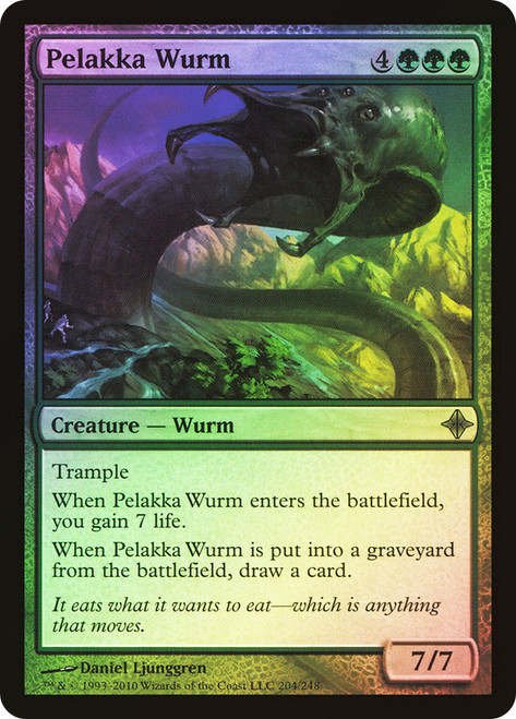Pelakka Wurm\nRise of the Eldrazi\nSingle\nMagic The Gathering