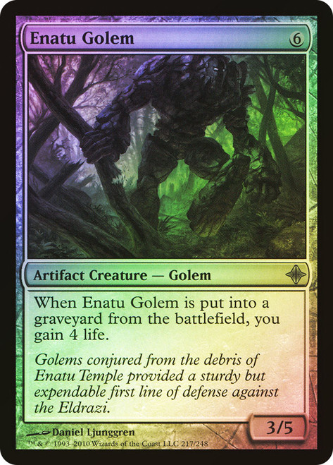 Enatu Golem\nRise of the Eldrazi\nSingle\nMagic The Gathering