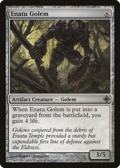 Enatu Golem\nRise of the Eldrazi\nSingle\nMagic The Gathering