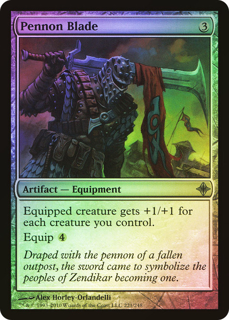 Pennon Blade\nRise of the Eldrazi\nSingle\nMagic The Gathering