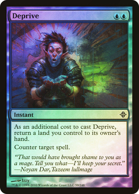 Deprive\nRise of the Eldrazi\nSingle\nMagic The Gathering