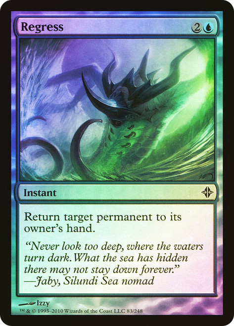 Regress\nRise of the Eldrazi\nSingle\nMagic The Gathering