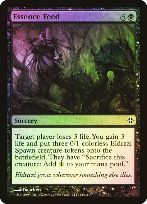 Essence Feed\nRise of the Eldrazi\nSingle\nMagic The Gathering
