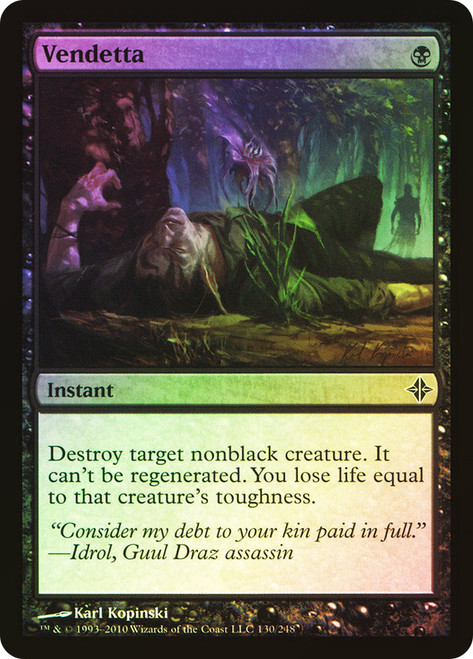 Vendetta\nRise of the Eldrazi\nSingle\nMagic The Gathering