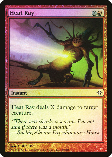 Heat Ray\nRise of the Eldrazi\nSingle\nMagic The Gathering