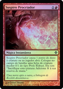 Spawning Breath
Rise of the Eldrazi (Foil) - Portuguese
Single
Magic The Gathering